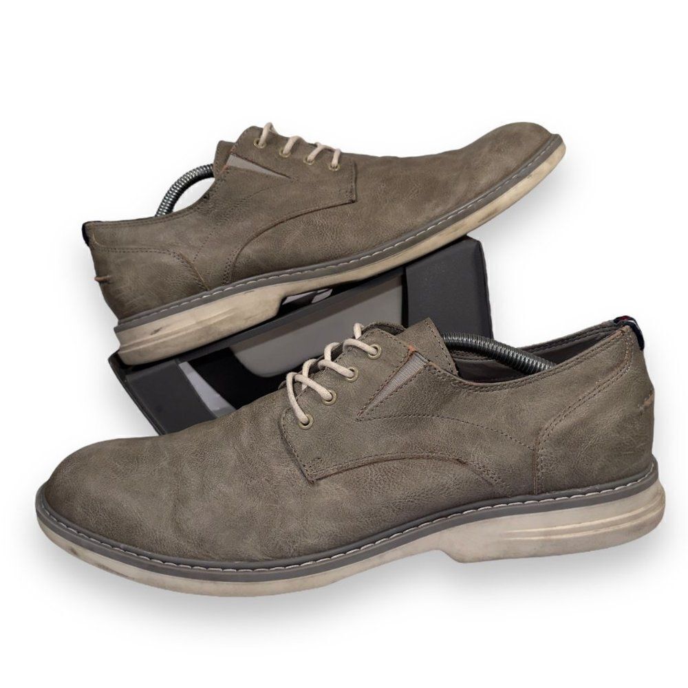 Ben Sherman Countryside Derby Plain Toe Oxford Grey BNMS20018 Men's 11‎